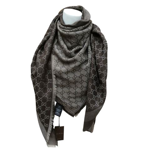 foular gucci tortora|GUCCI Women's Scarves And Foulards .